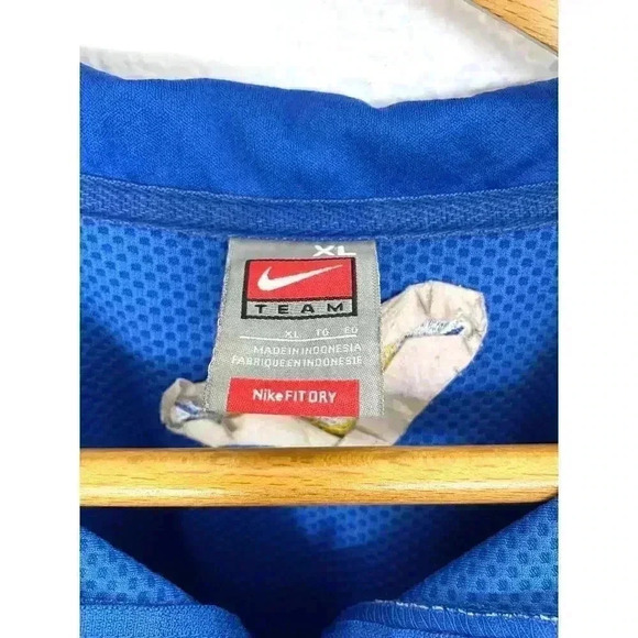 Buckeye 1/4 Zip Activewear Polo Shirt Short Sleeve XL Nike Fit Dry Team - Picture 3 of 8